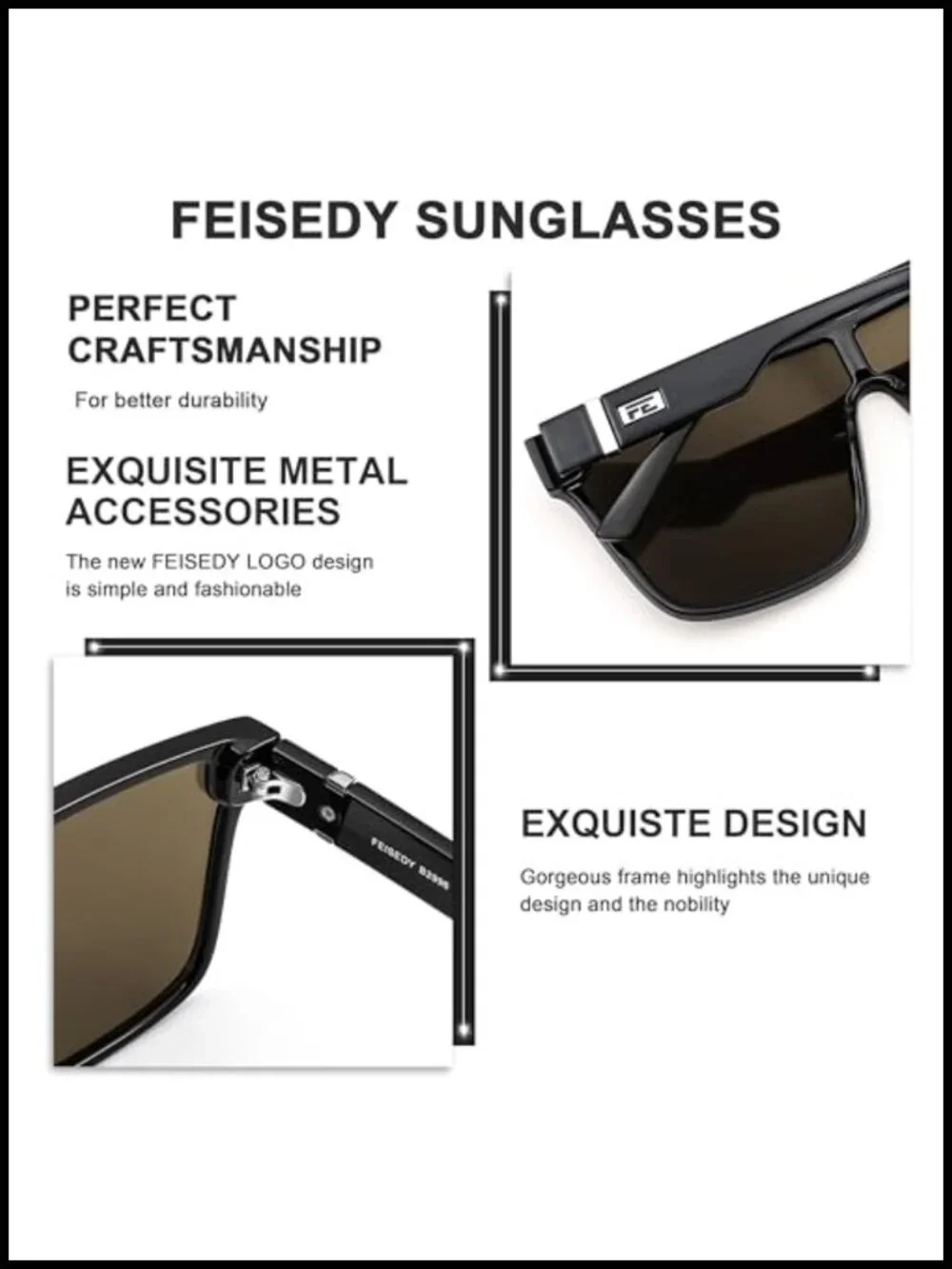 Oversized Square Mirrored Sunglasses UV400 Driving Beach Shades